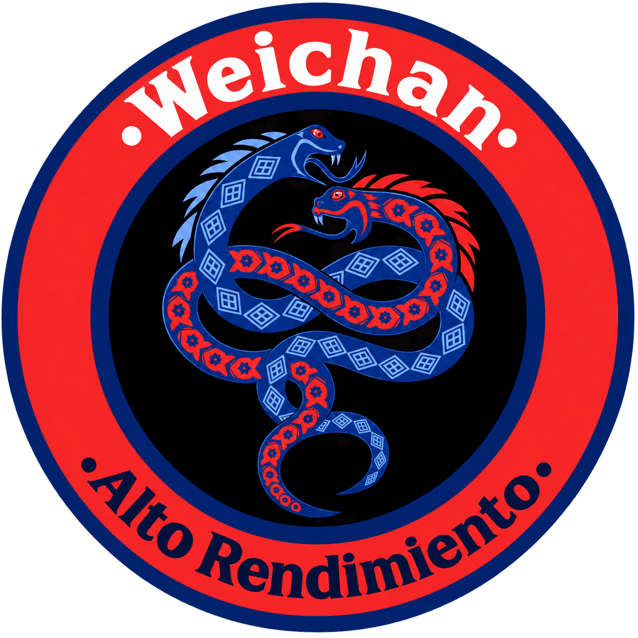 Weichan Alto Rendimiento, dos serpientes entrelazadas